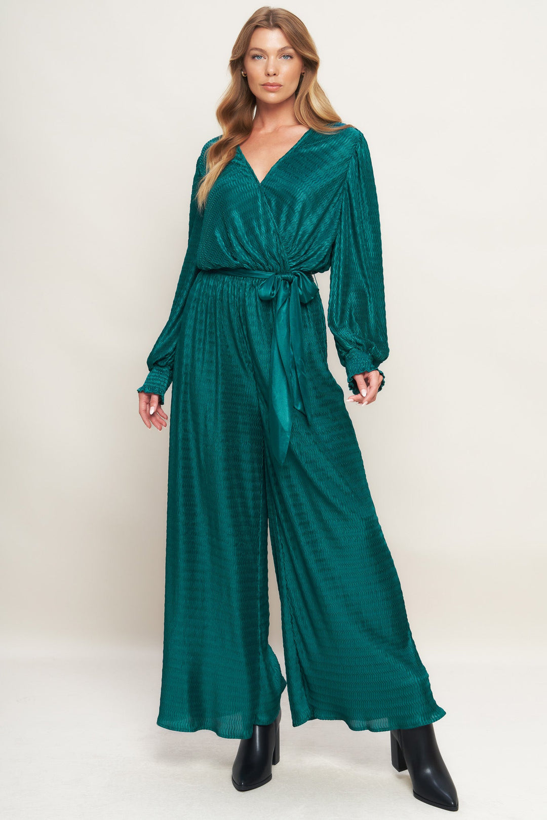 ATTENTION OF THE DAY WOVEN JUMPSUIT