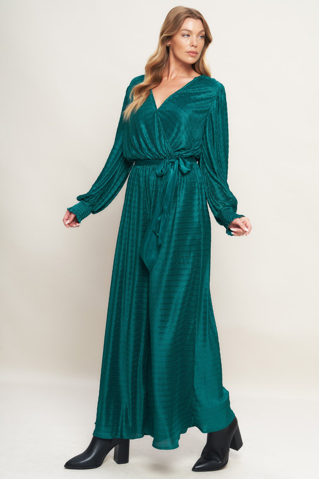 ATTENTION OF THE DAY WOVEN JUMPSUIT