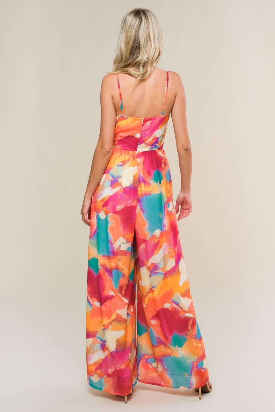 SWEETEST STYLE WOVEN JUMPSUIT