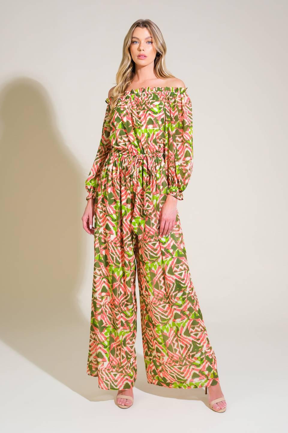 MOMENTS OF JOY WOVEN JUMPSUIT