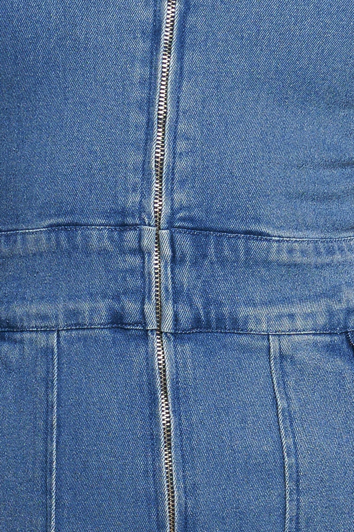 CATCH YOUR GAZE DENIM JUMPSUIT
