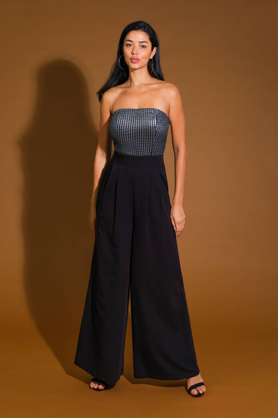 GLIMPSE OF GRACE WOVEN JUMPSUIT