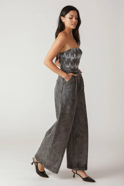 DELICATE TOUCH DENIM JUMPSUIT