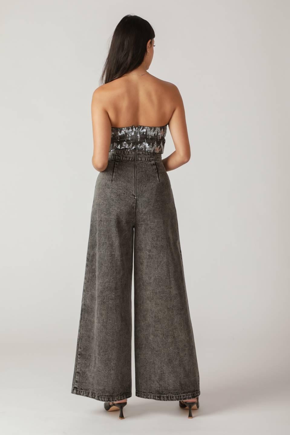 DELICATE TOUCH DENIM JUMPSUIT