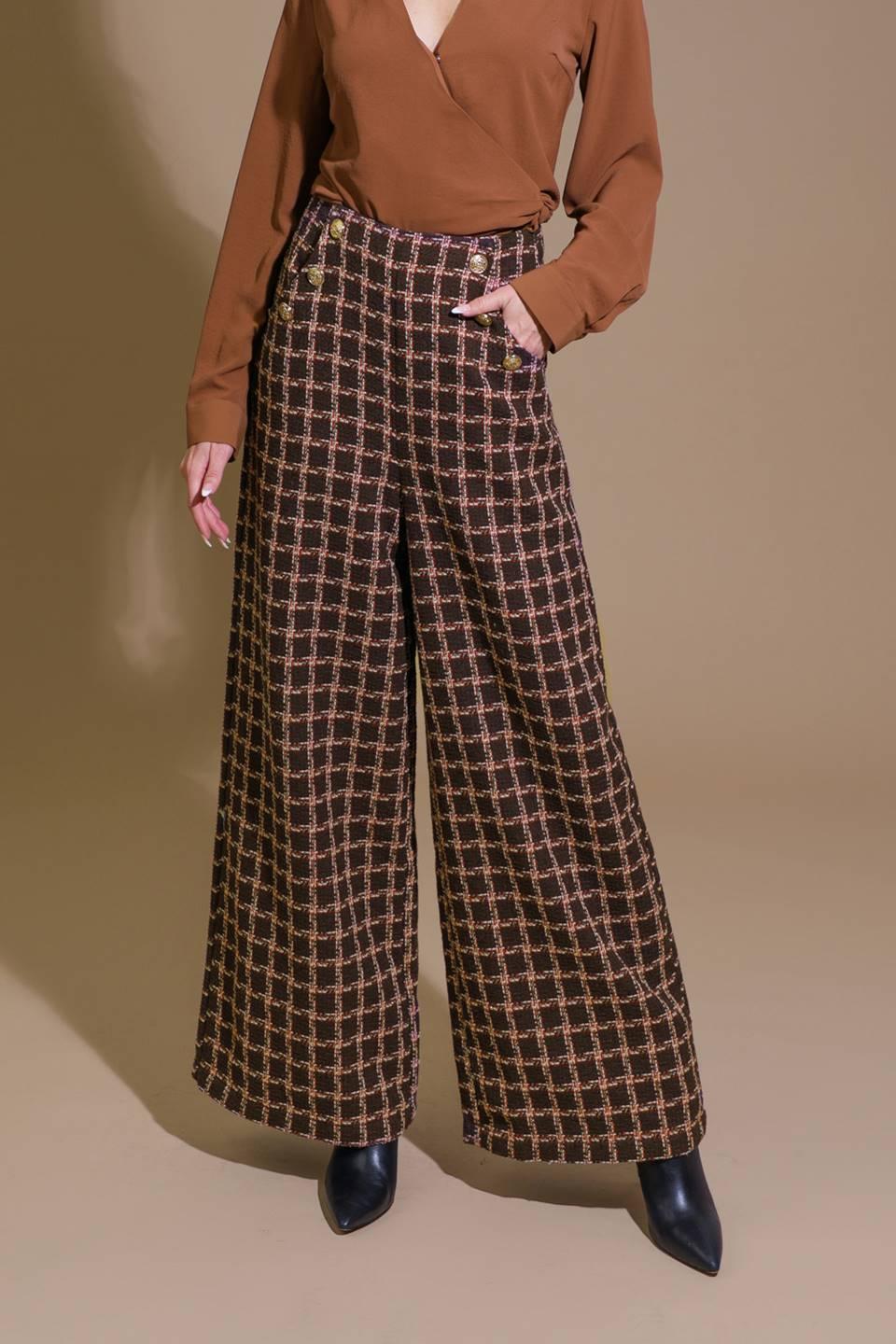 SHOW YOU OFF TWEED PANTS