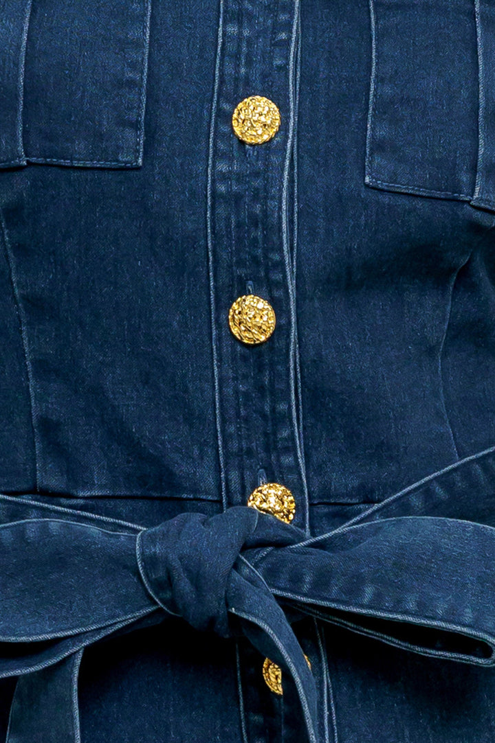 UTILITY QUEEN DENIM JUMPSUIT