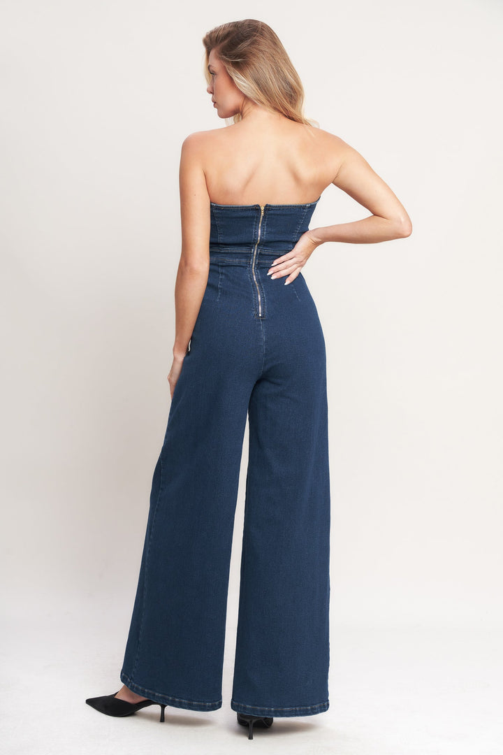 NEXT LEVEL DENIM JUMPSUIT
