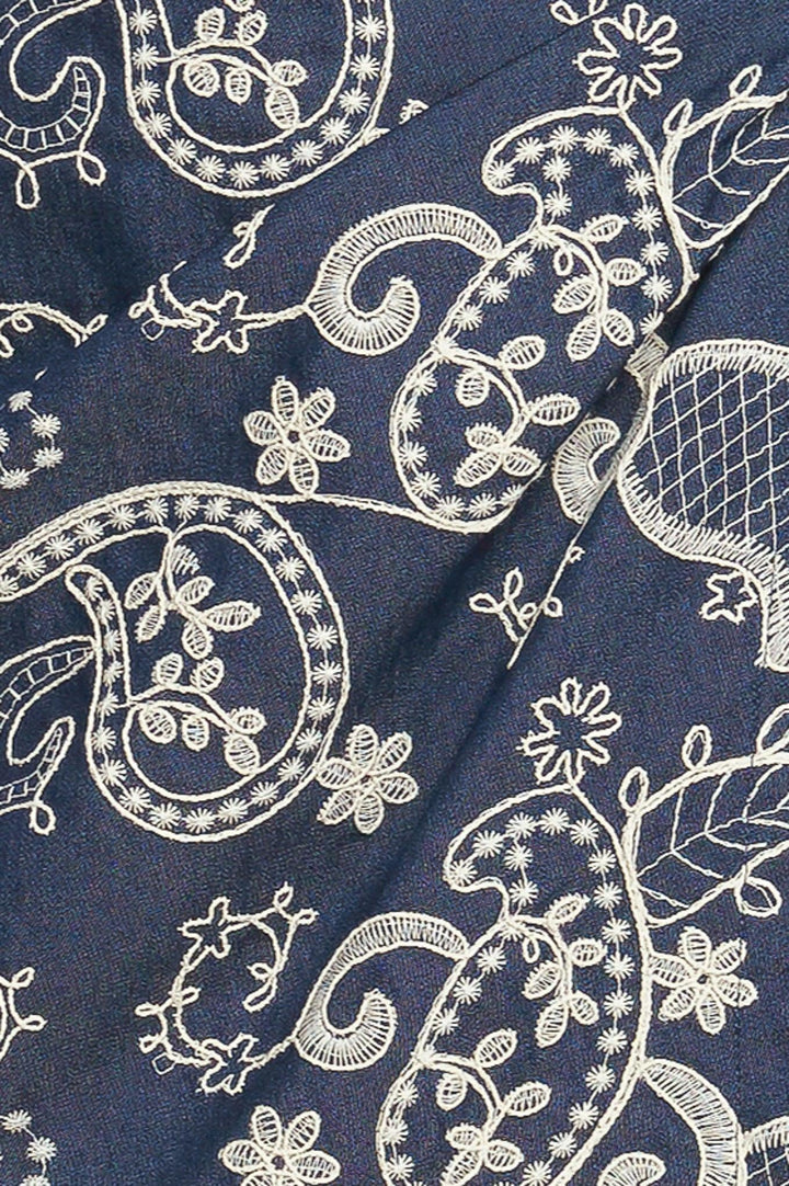 HANDCRAFTED FEEL EMBROIDERY SKORT