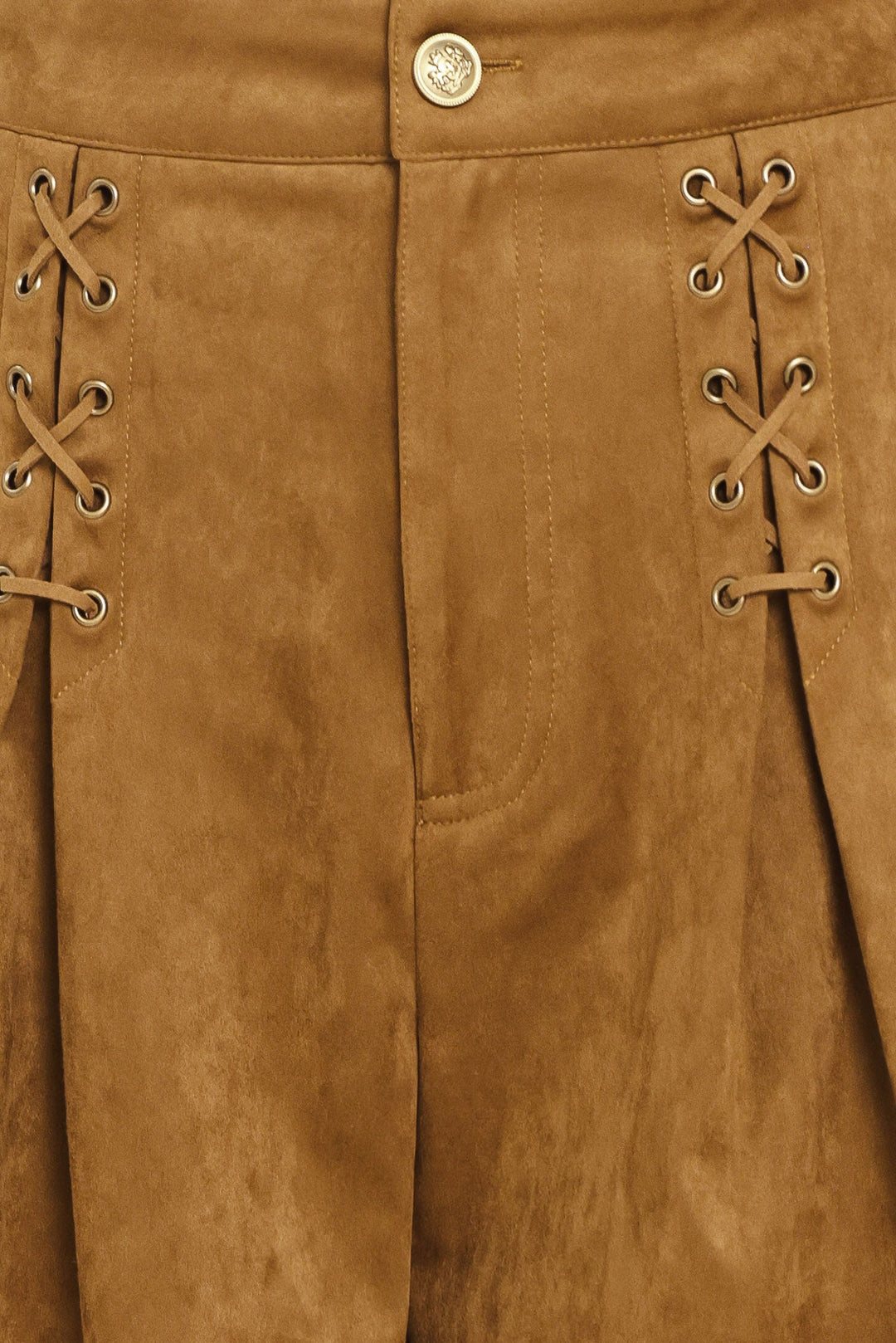 AMBER ARABESQUE AURA FAUX SUEDE SHORTS