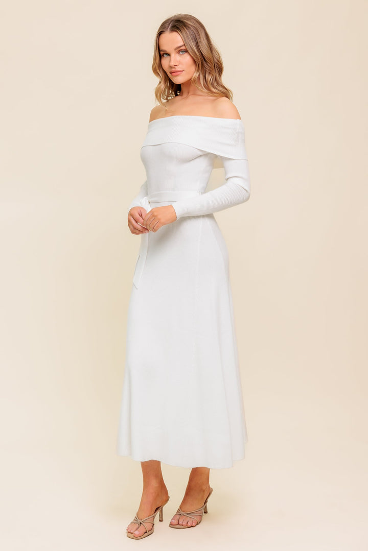 ALL A FANTASY SWEATER MIDI DRESS