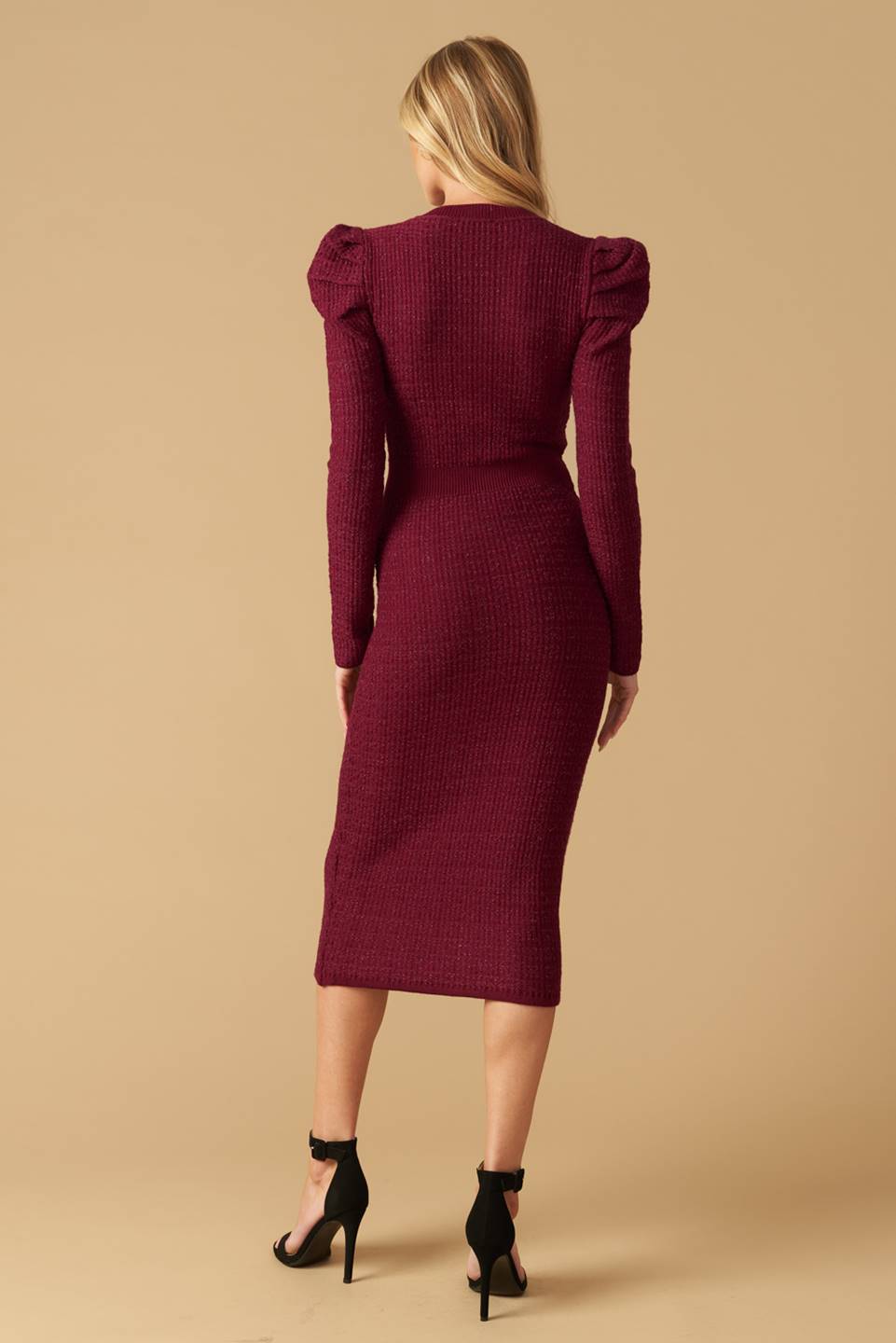 YOUNG LOVE SWEATER MIDI DRESS