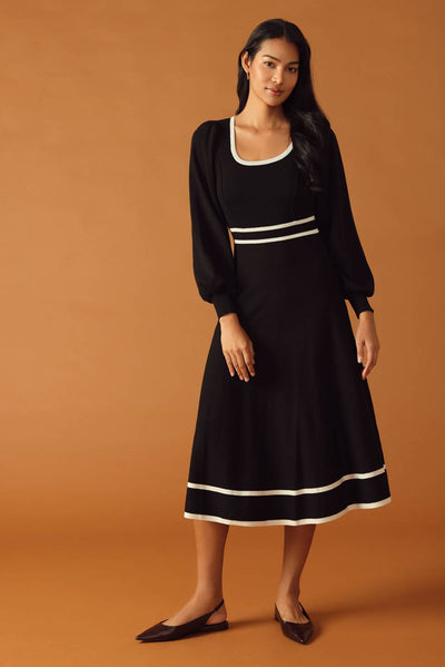 CAUGHT UP SWEATER MIDI DRESS