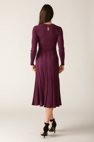 HIGH STANDARDS SWEATER MIDI DRESS