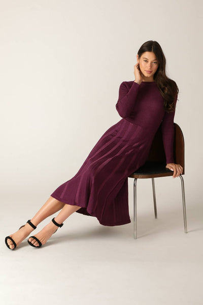 HIGH STANDARDS SWEATER MIDI DRESS