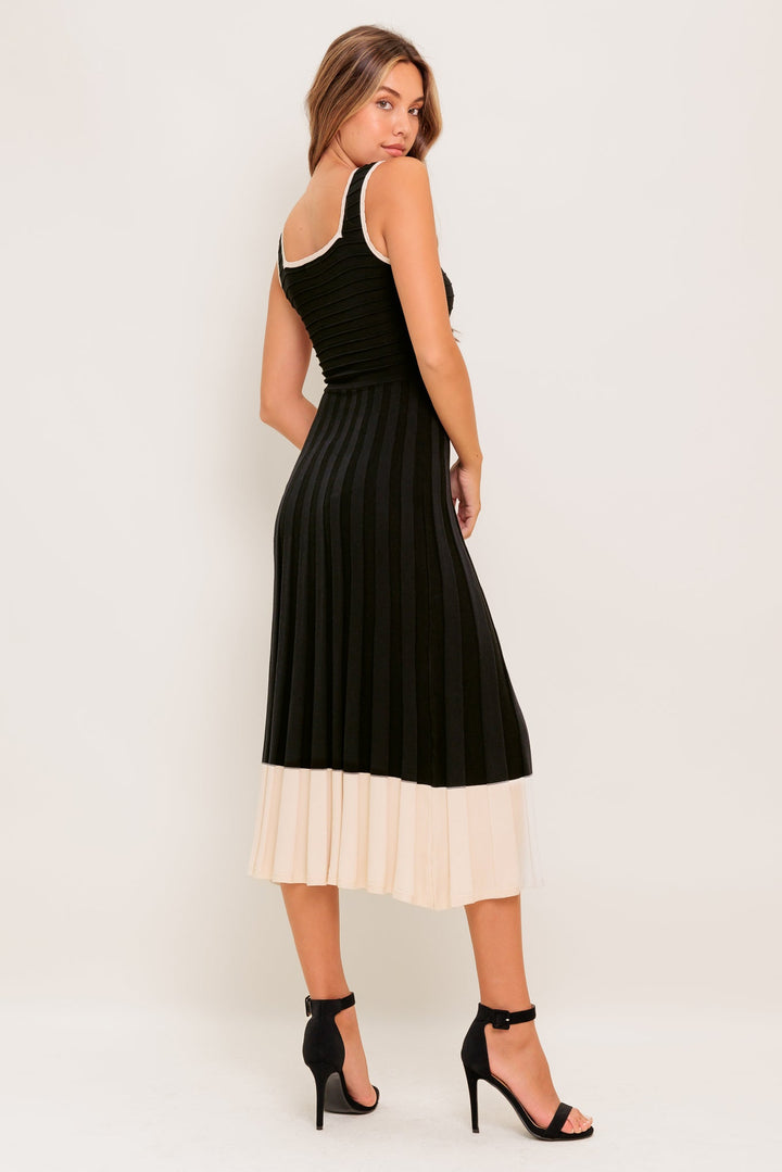MODERN MUSE KNIT MIDI DRESS