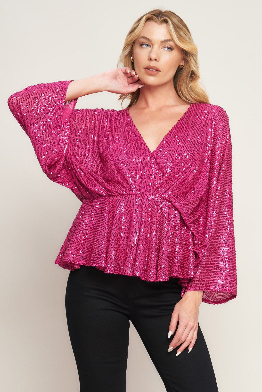 START OF FOREVER SEQUIN TOP