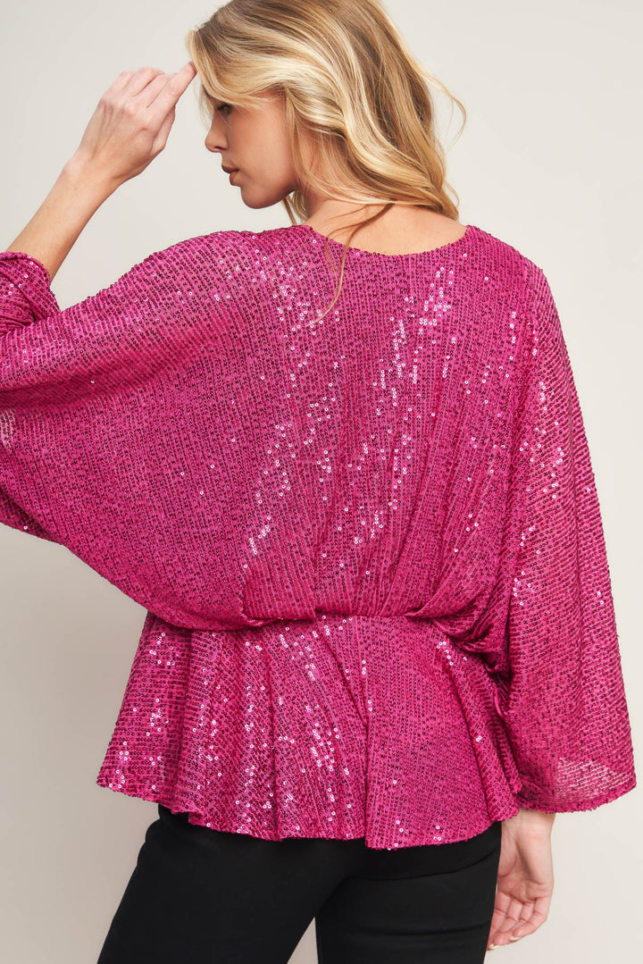 START OF FOREVER SEQUIN TOP