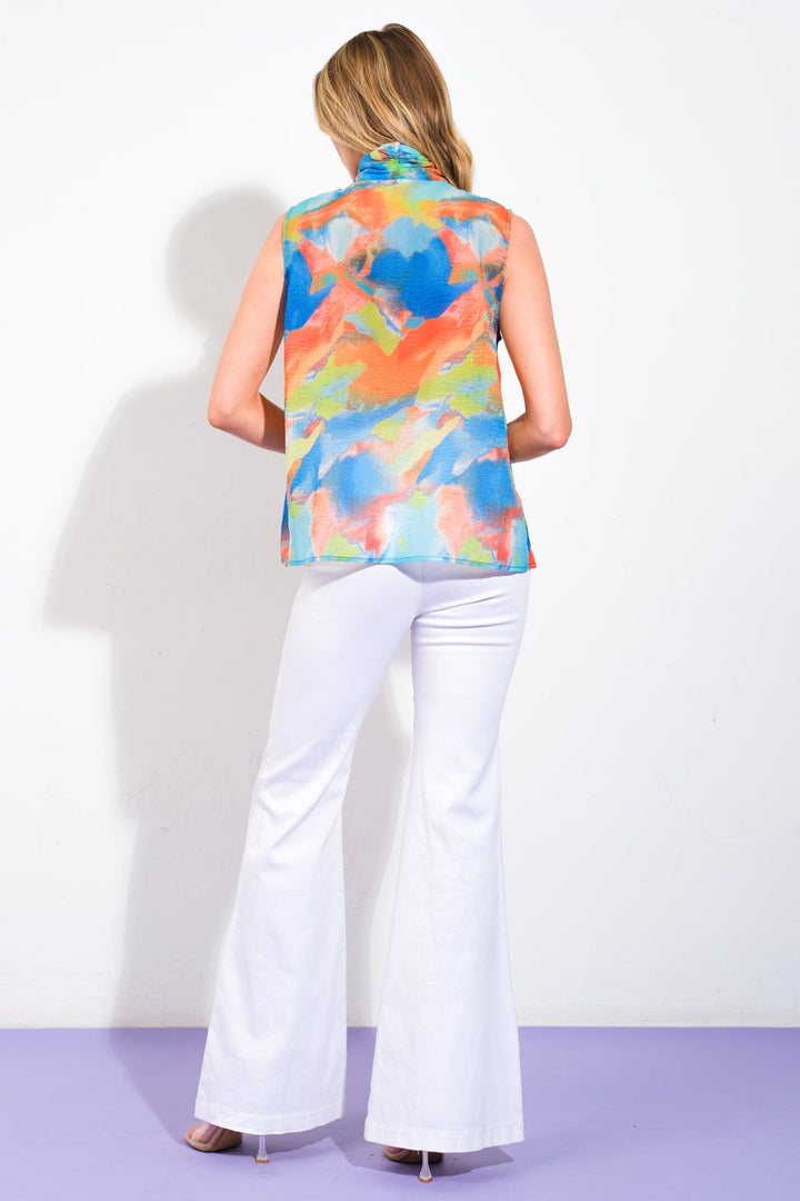 ALWAYS CELEBRATING WOVEN TOP