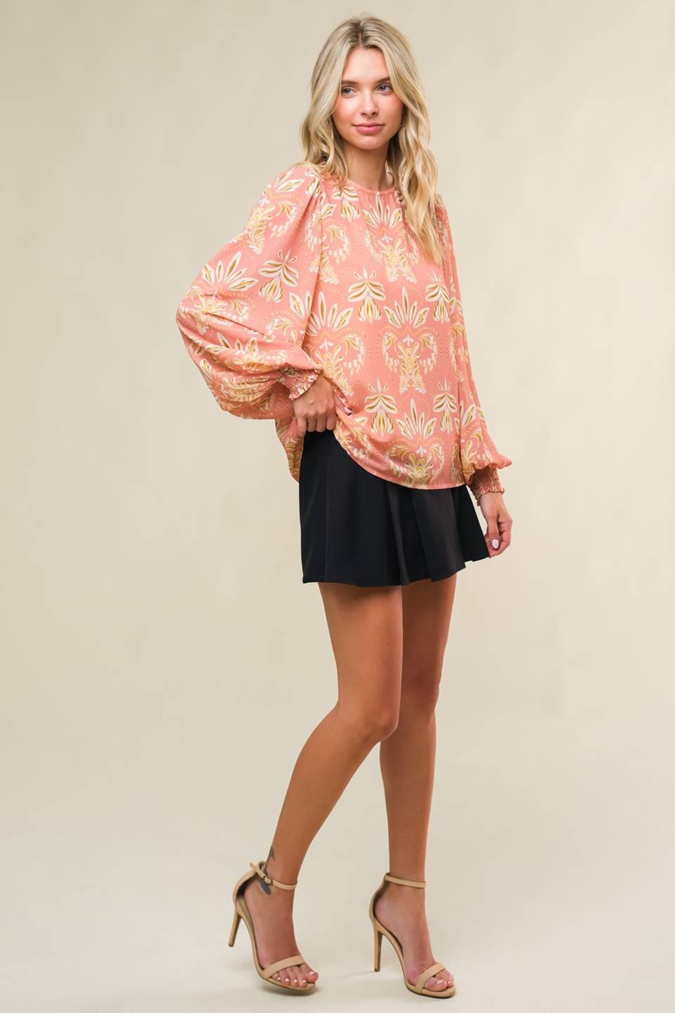 GET THE LOOK WOVEN TOP