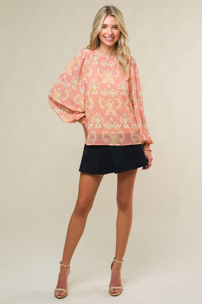 GET THE LOOK WOVEN TOP