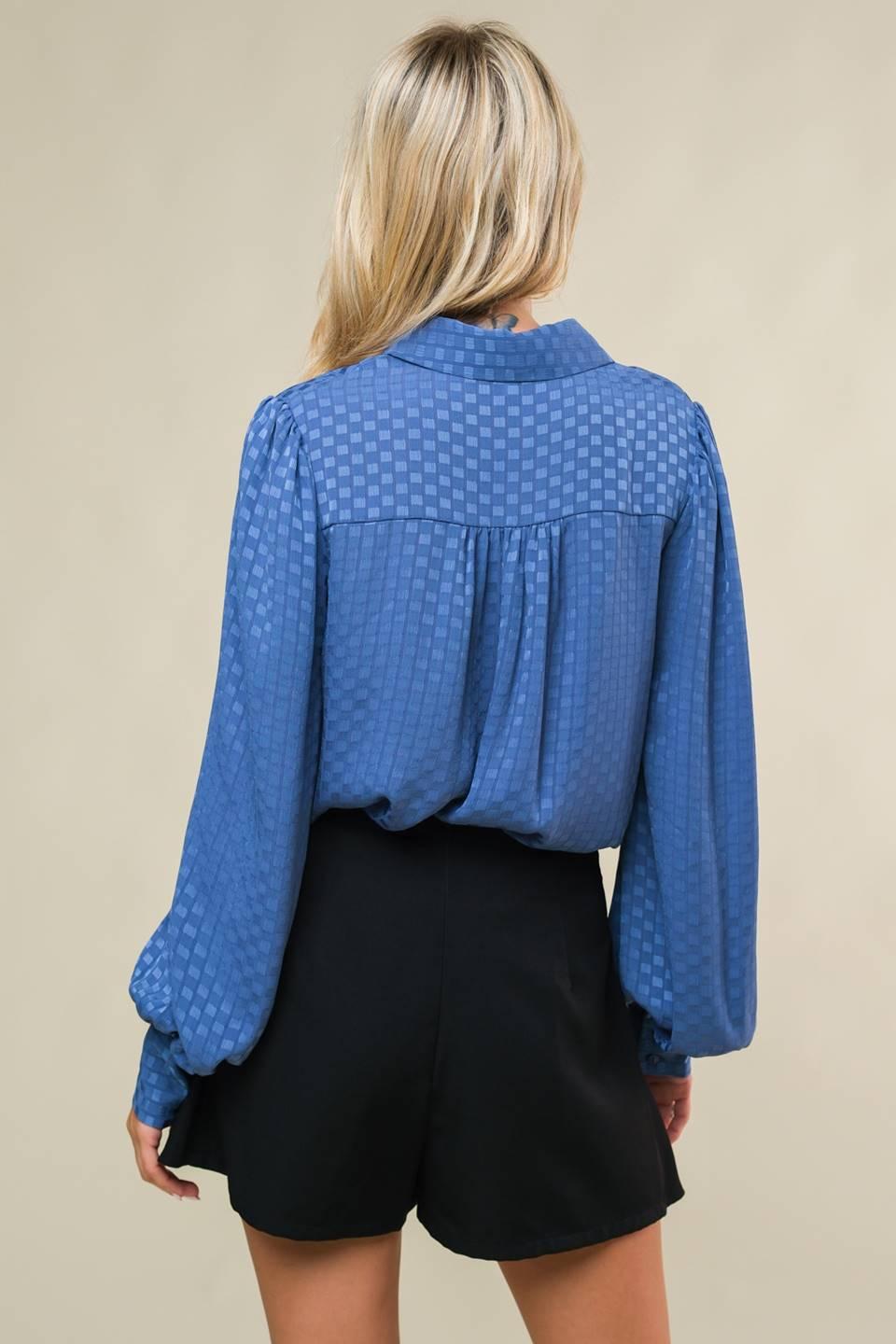 THINK OF ME WOVEN TOP