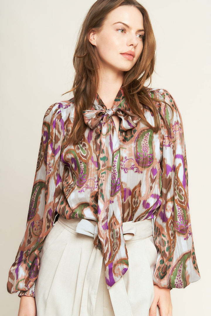 TRY AND TRY AGAIN WOVEN TOP