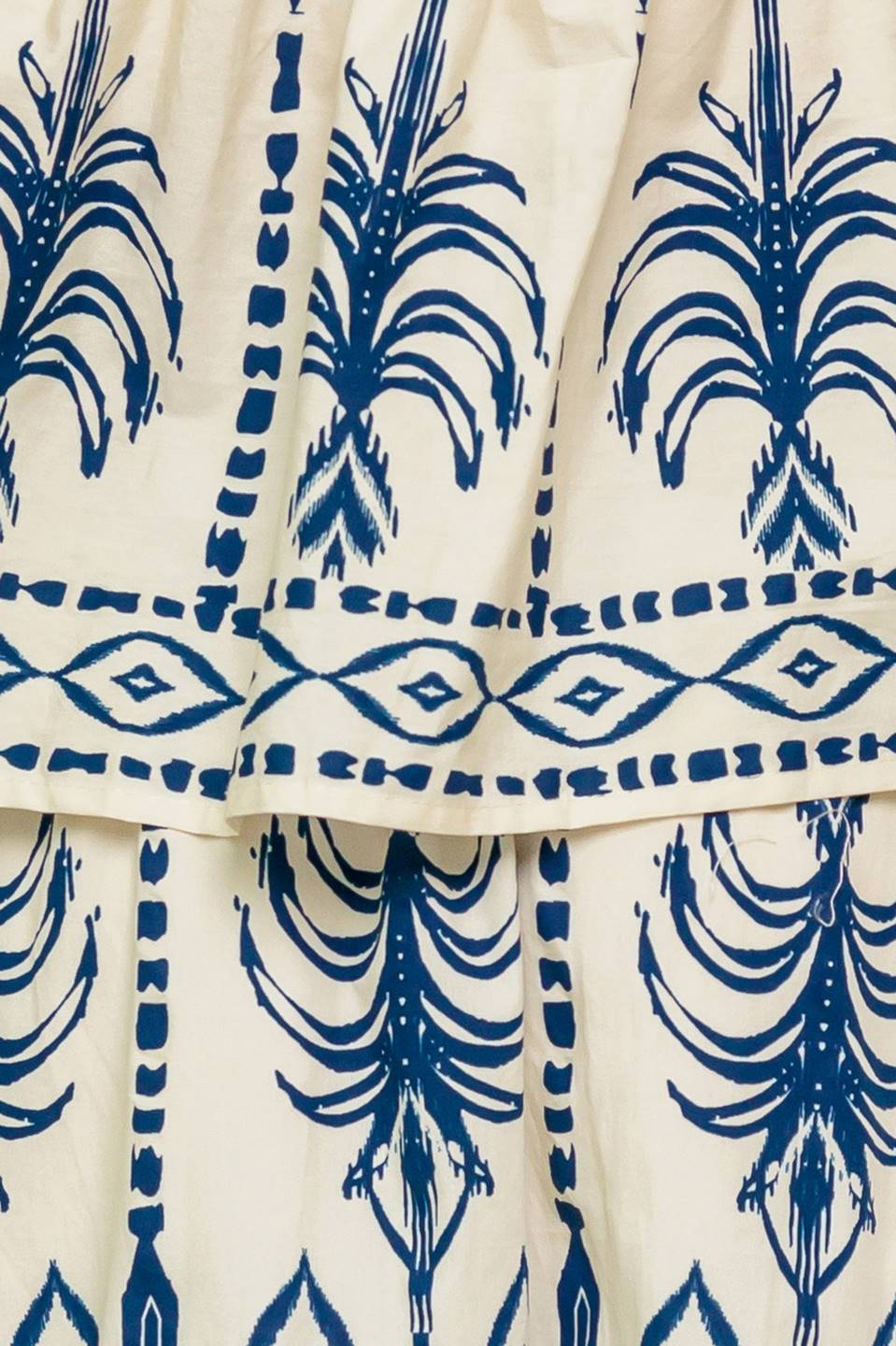 FLORAL RHYTHM WOVEN TOP AND SKIRT SET