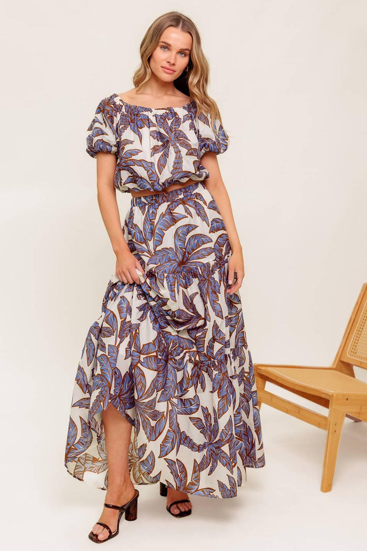 PETAL WALTZ WOVEN TOP