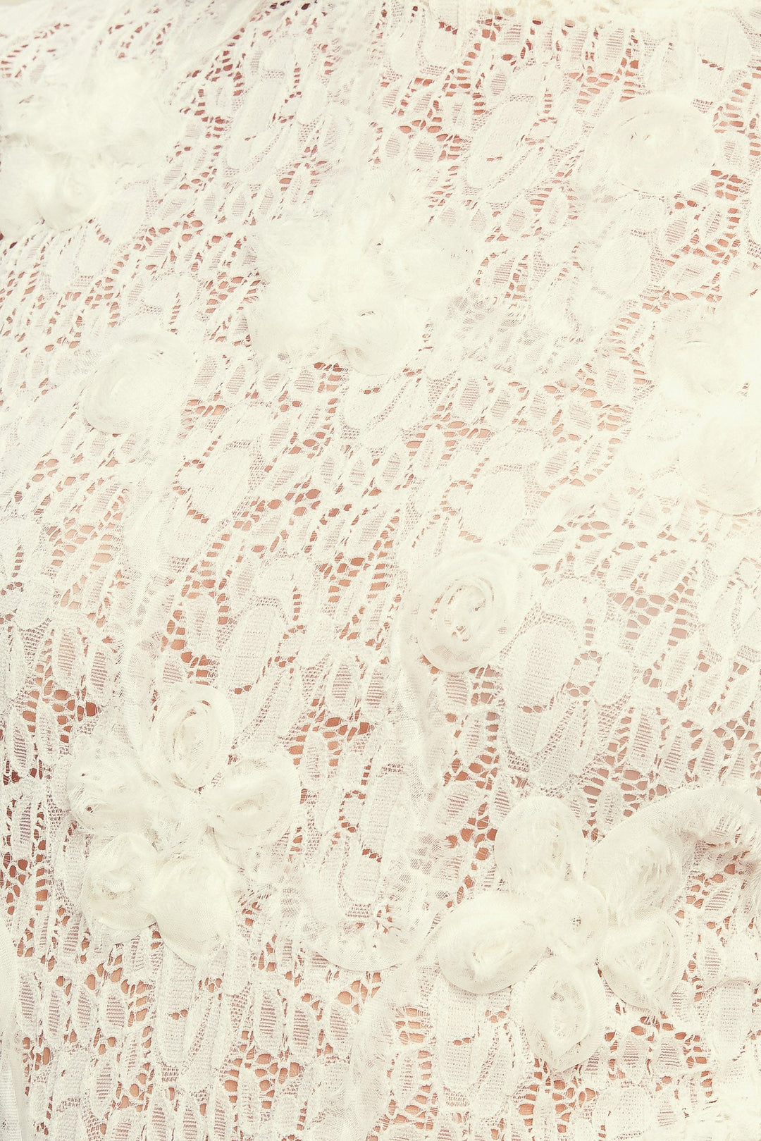 ROMANTIC SHEER FLORAL SWEATER TOP