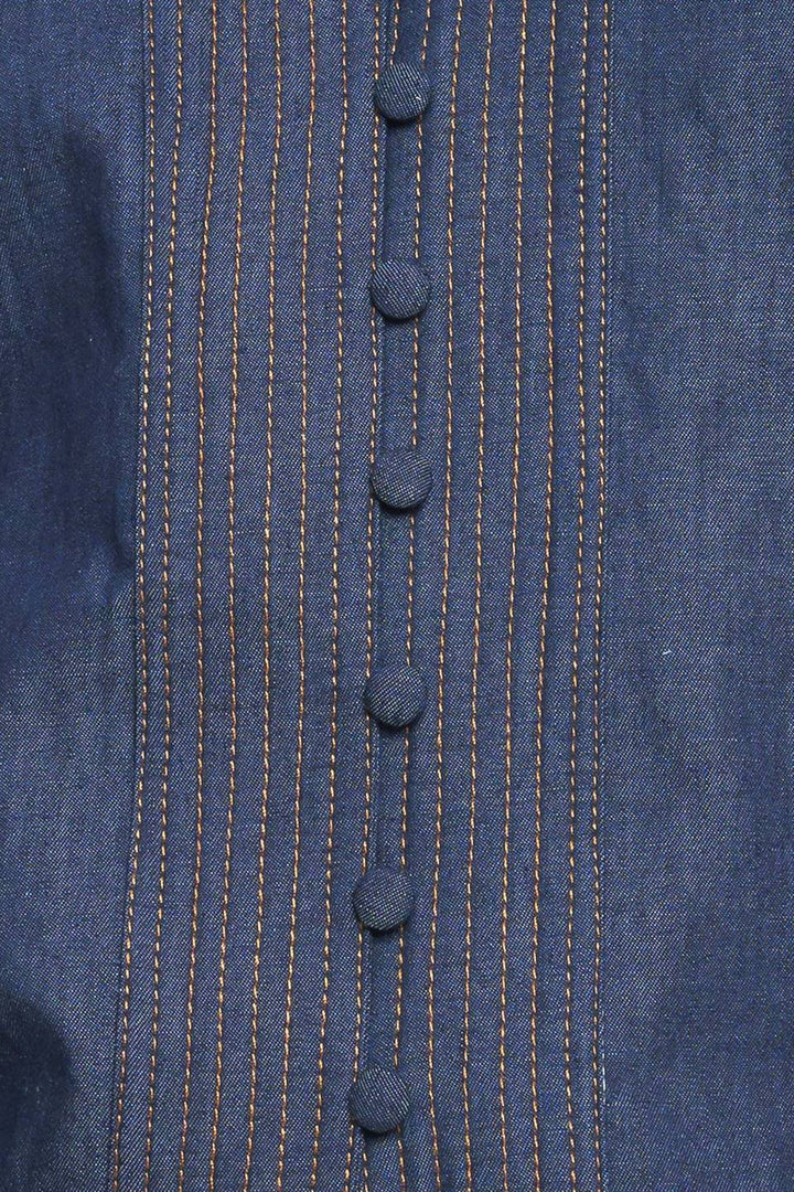 STITCH STORY LIGHTWEIGHT DENIM TOP