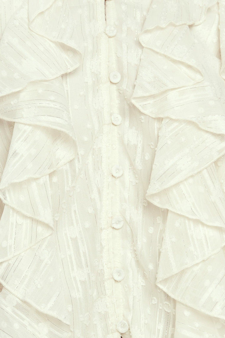 MILK &amp; MOONLIGHT WOVEN TOP