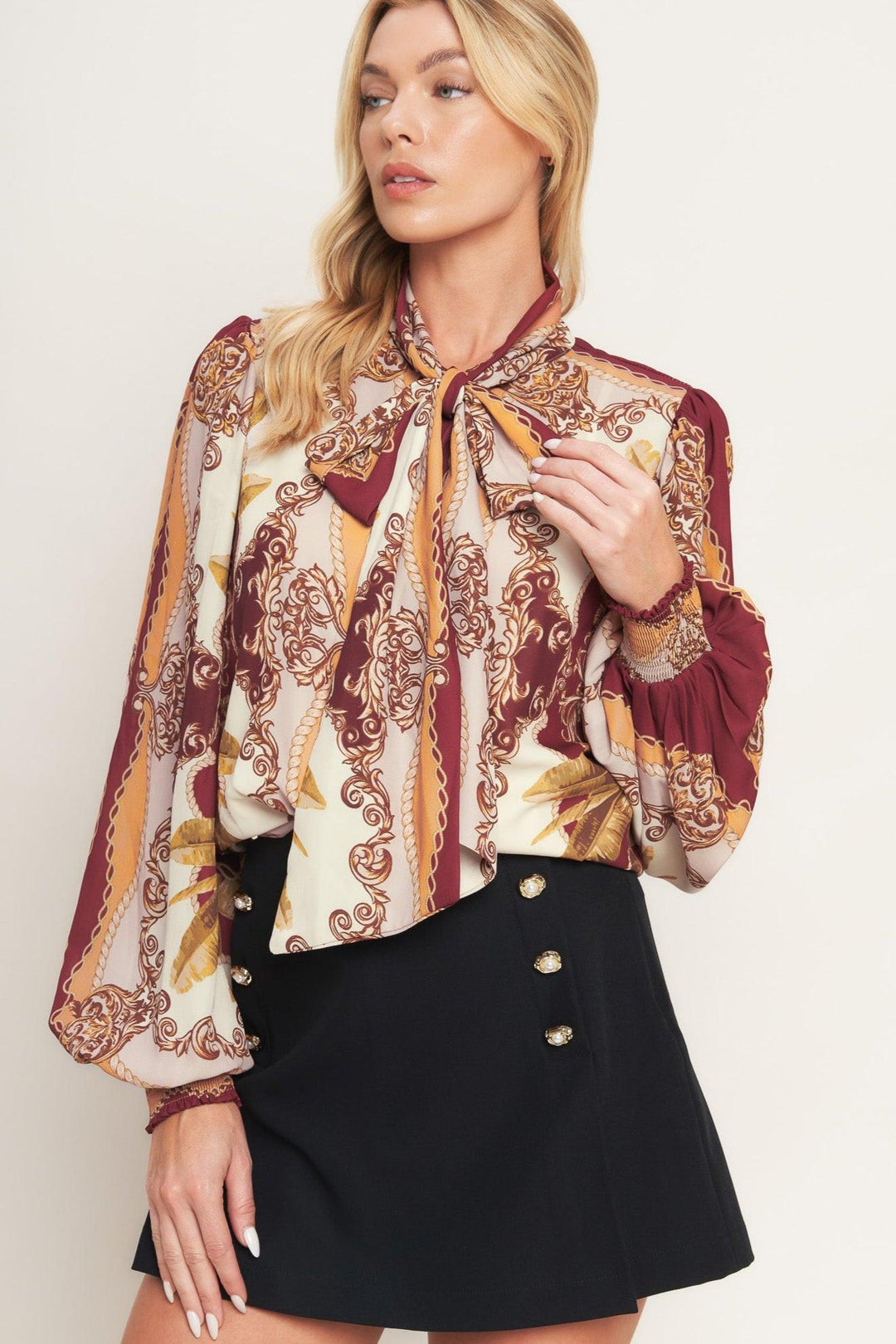 RENAISSANCE DREAM WOVEN TOP