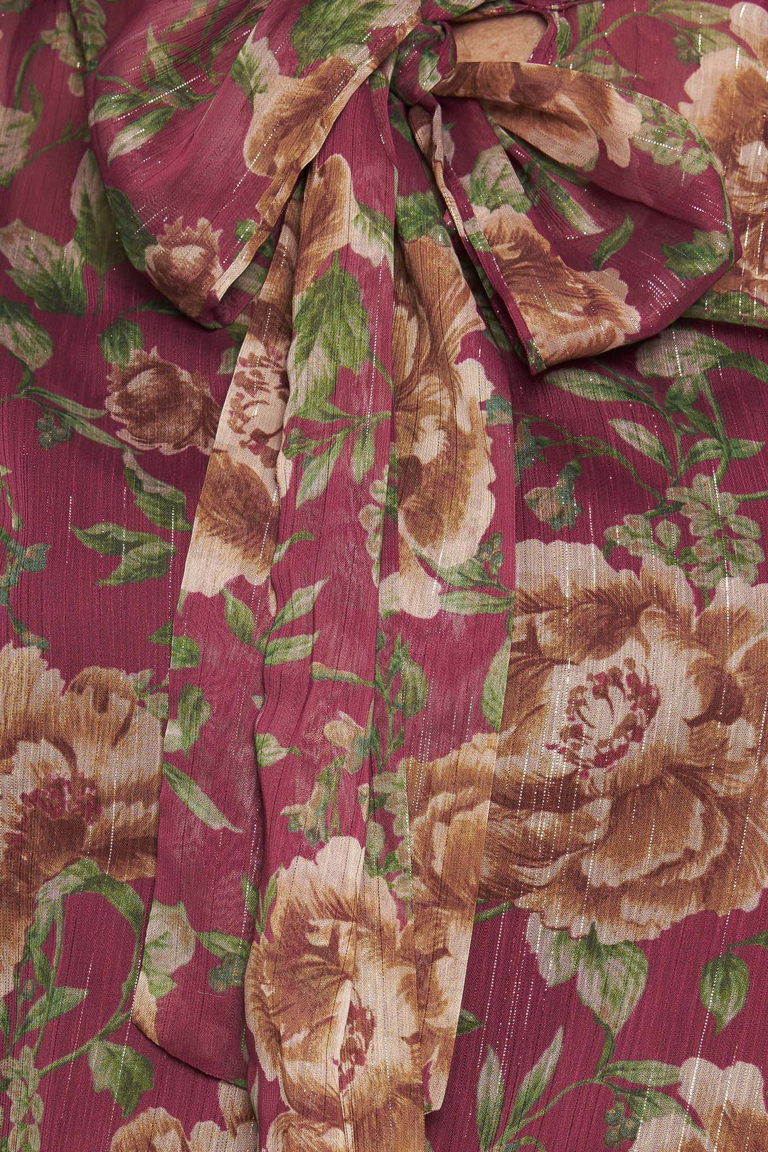 WHISPERING GARDEN WOVEN TOP