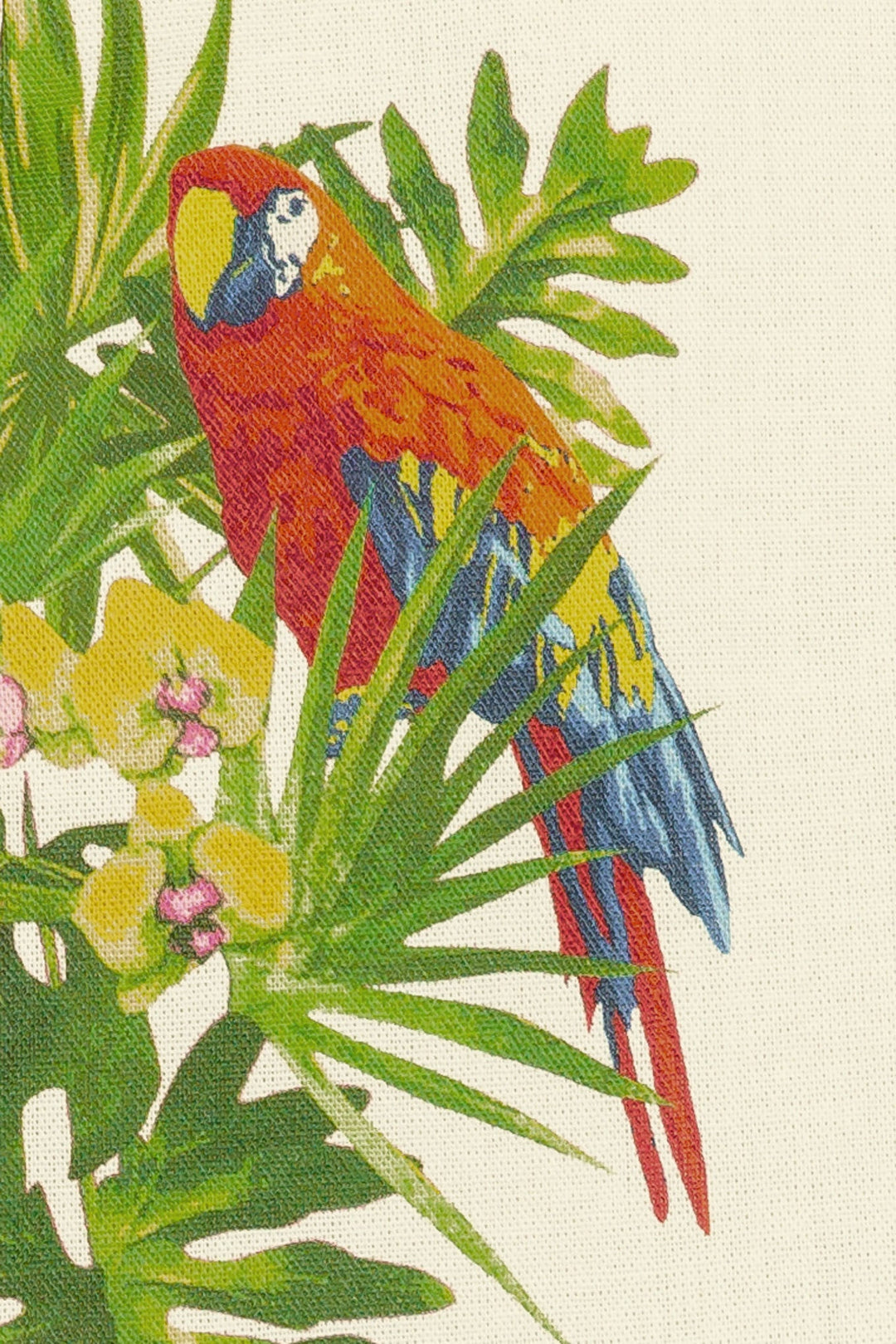 ISLAND ELEGANCE WOVEN CROP TOP