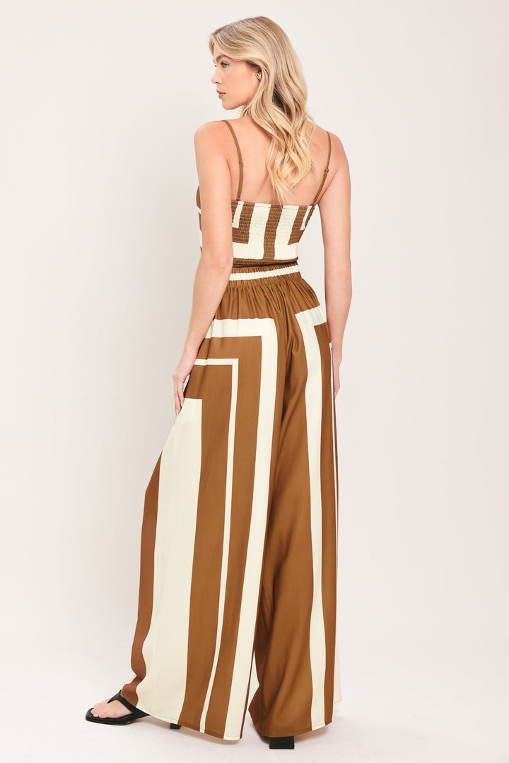 LUXE COAST WOVEN TOP AND PANT SET