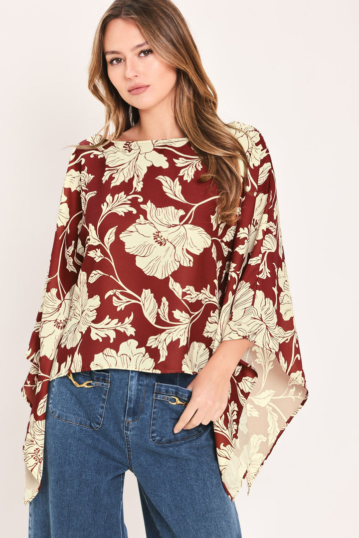 RUBY VINE INTERLUDE WOVEN TOP