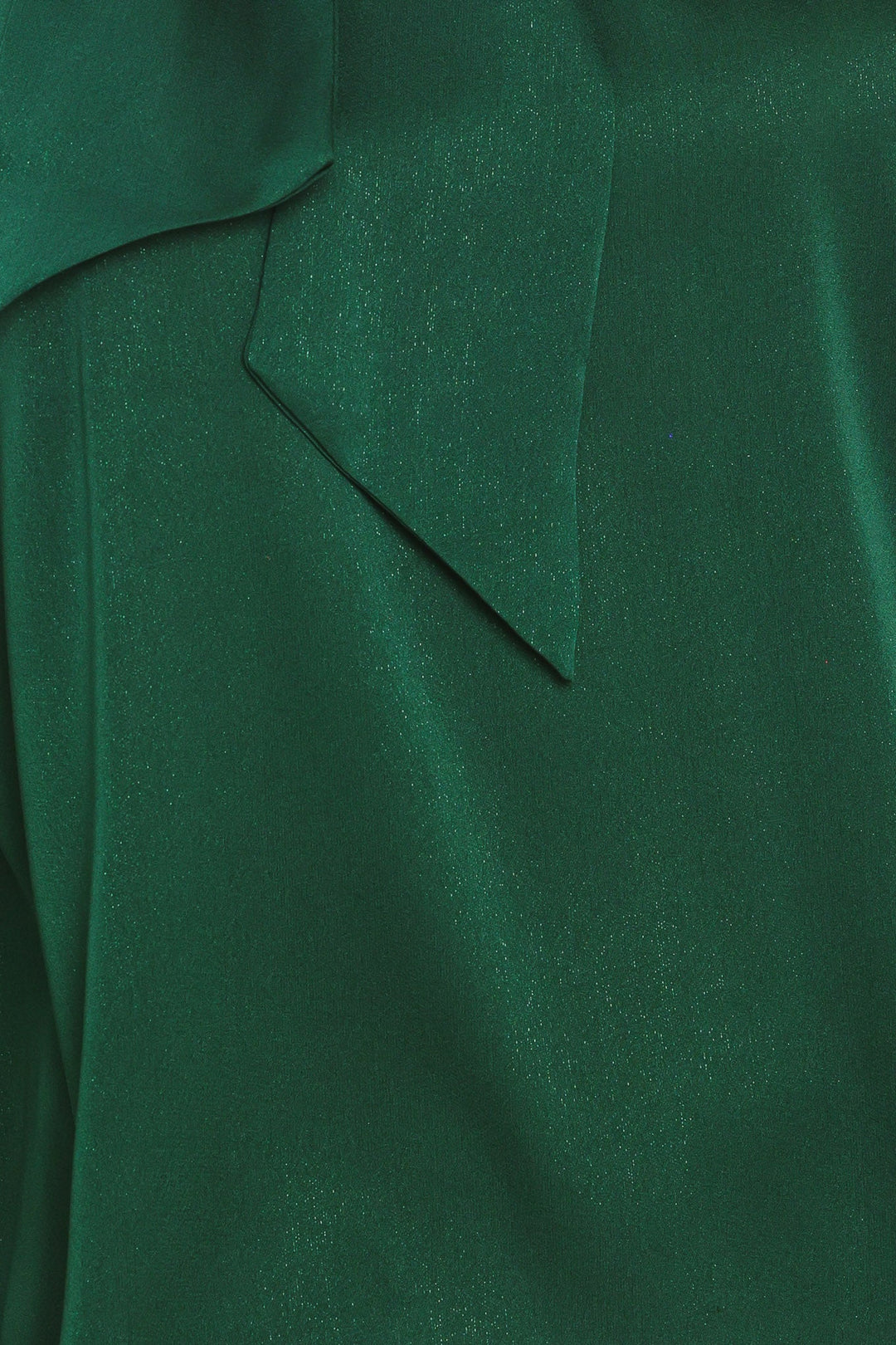 FOREST POISE HUNTER GREEN TIE-NECK RAGLAN TOP