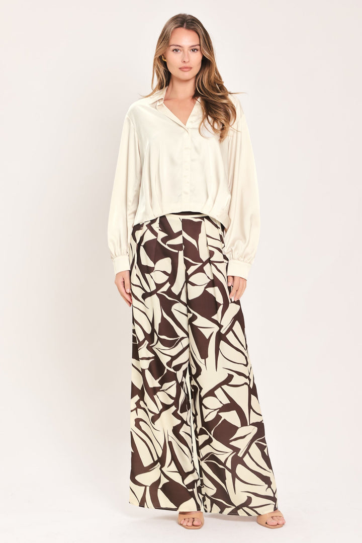 CANDLELIGHT COLLAR GRACE WOVEN TOP