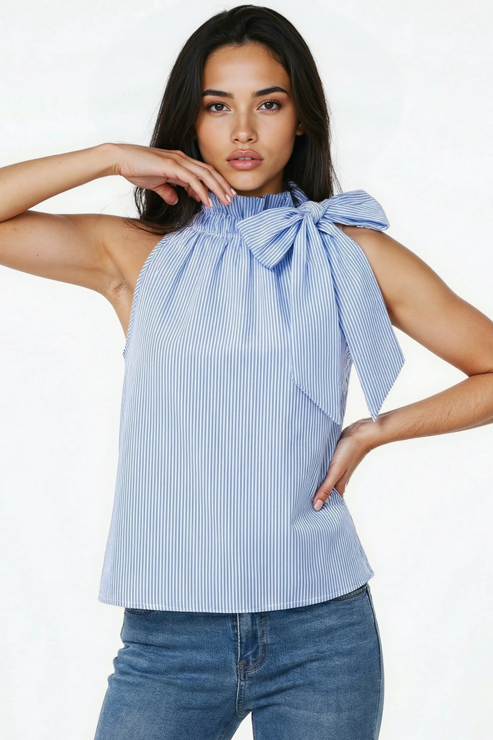 Striped Halter Top