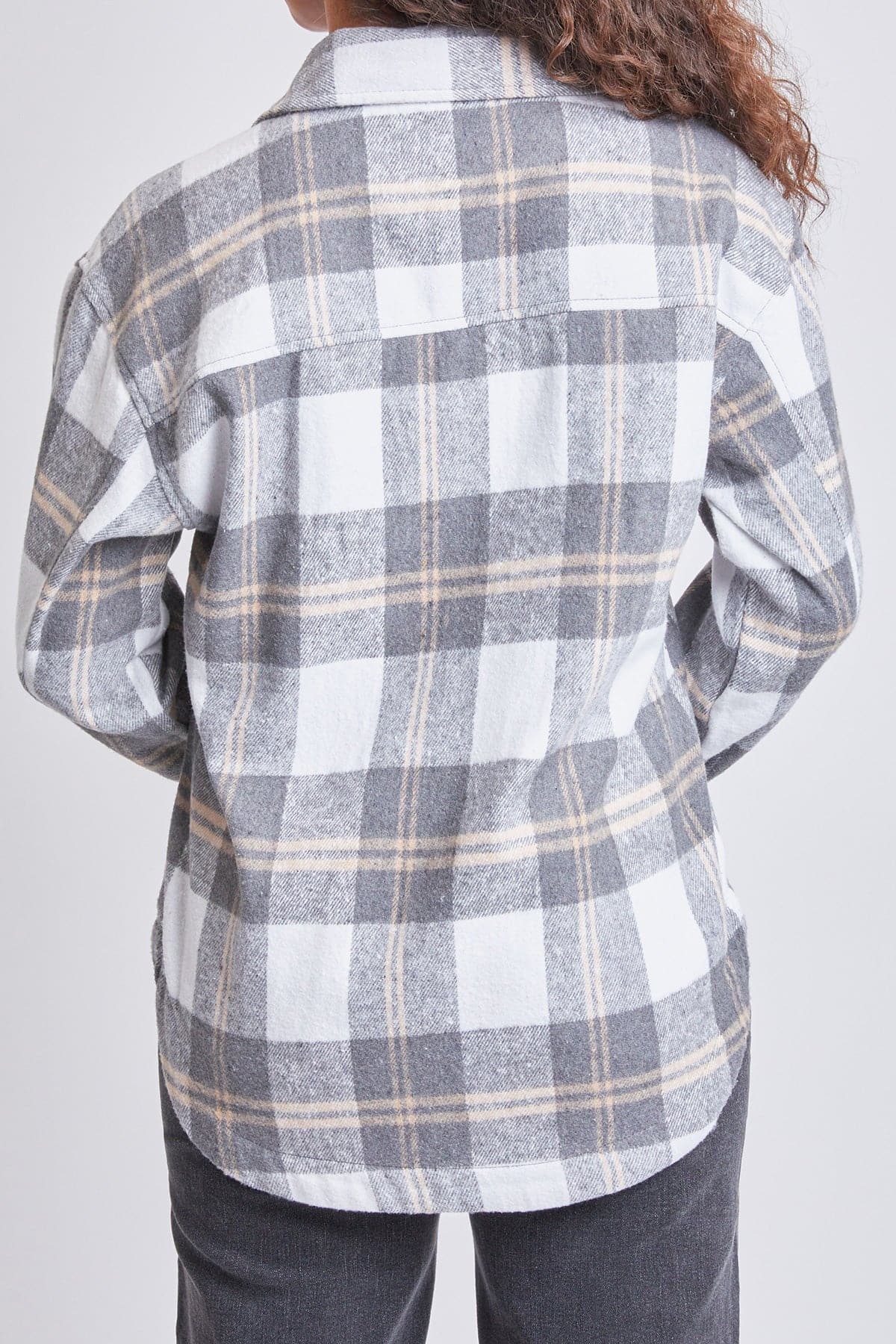 Women's Oversized Plaid Flannel Shacket