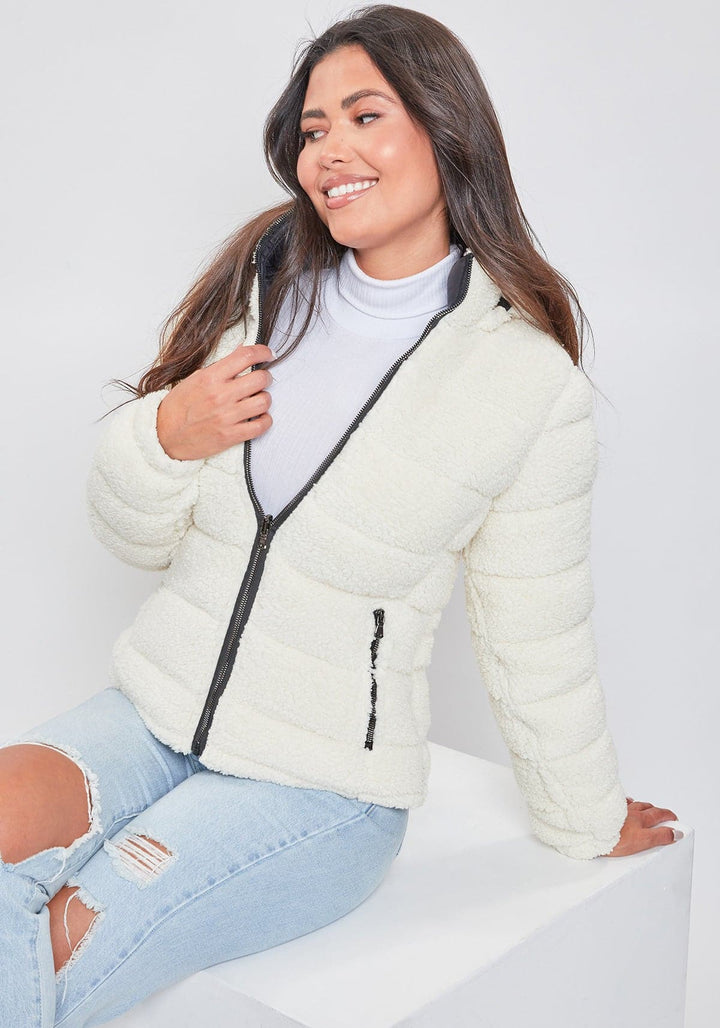 Poodle Fur Reversible Jacket