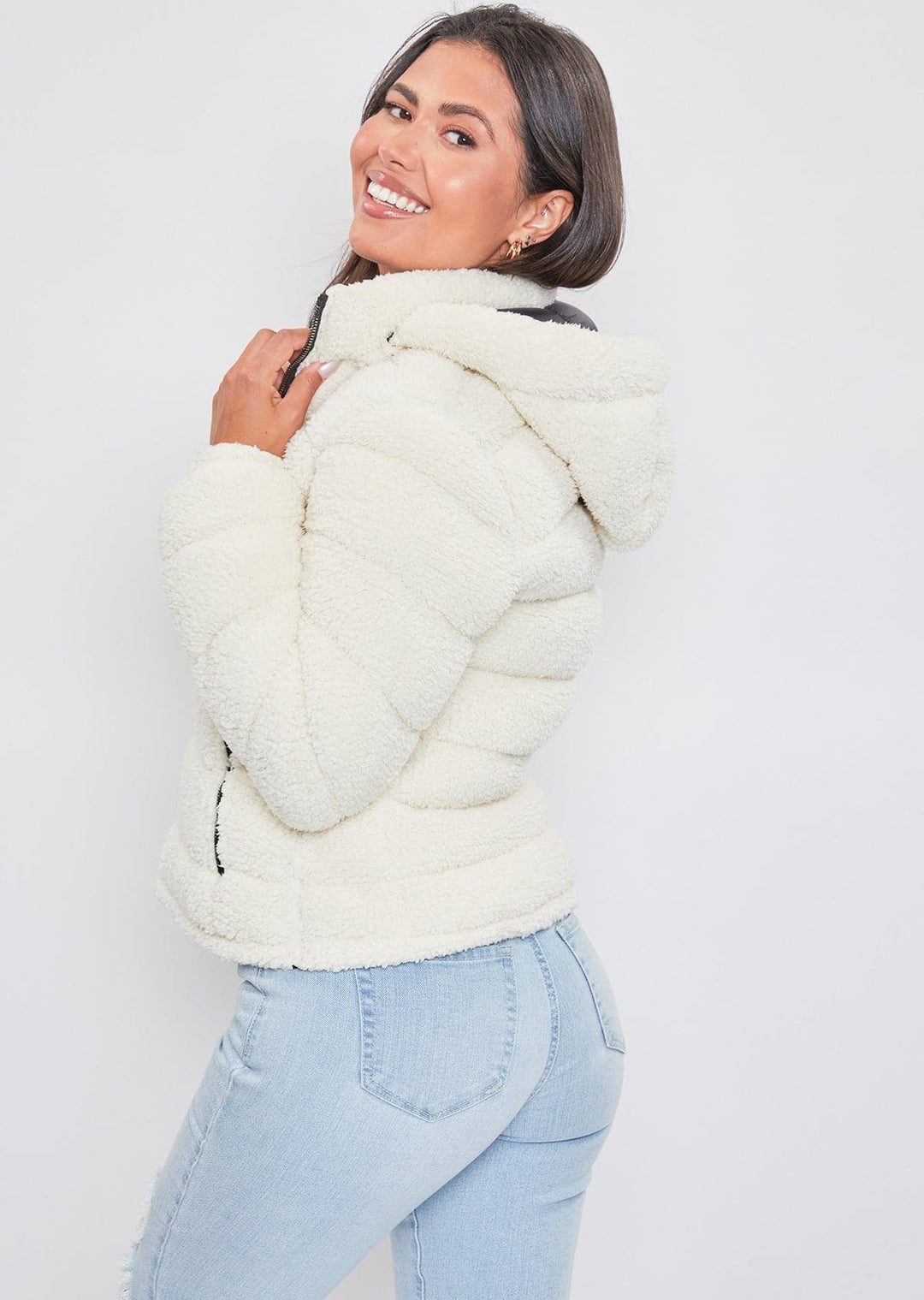 Poodle Fur Reversible Jacket