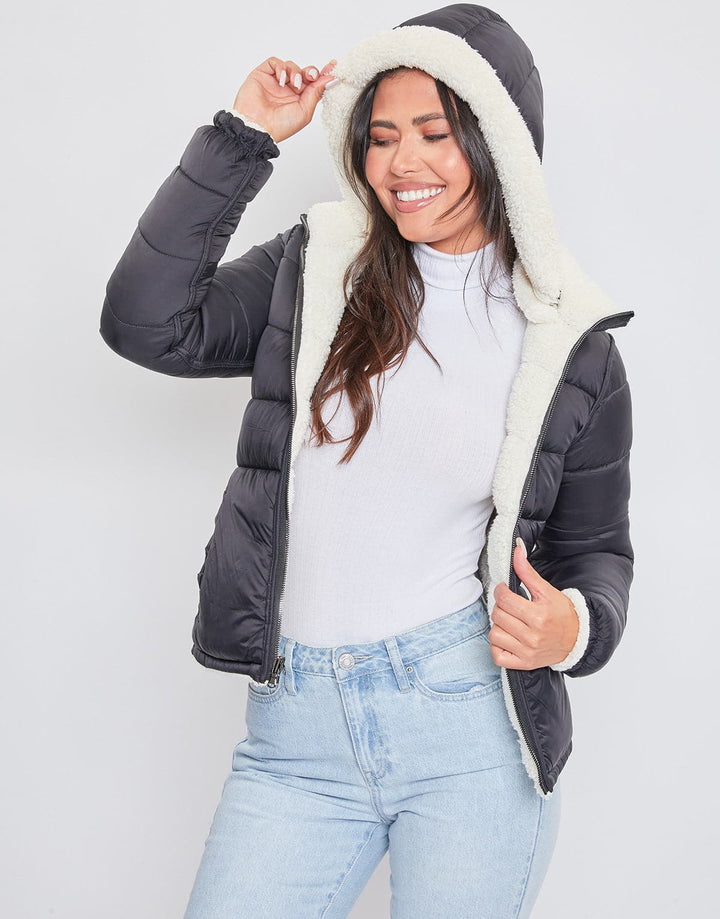 Poodle Fur Reversible Jacket