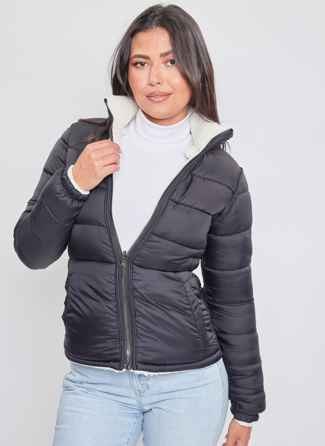 Poodle Fur Reversible Jacket