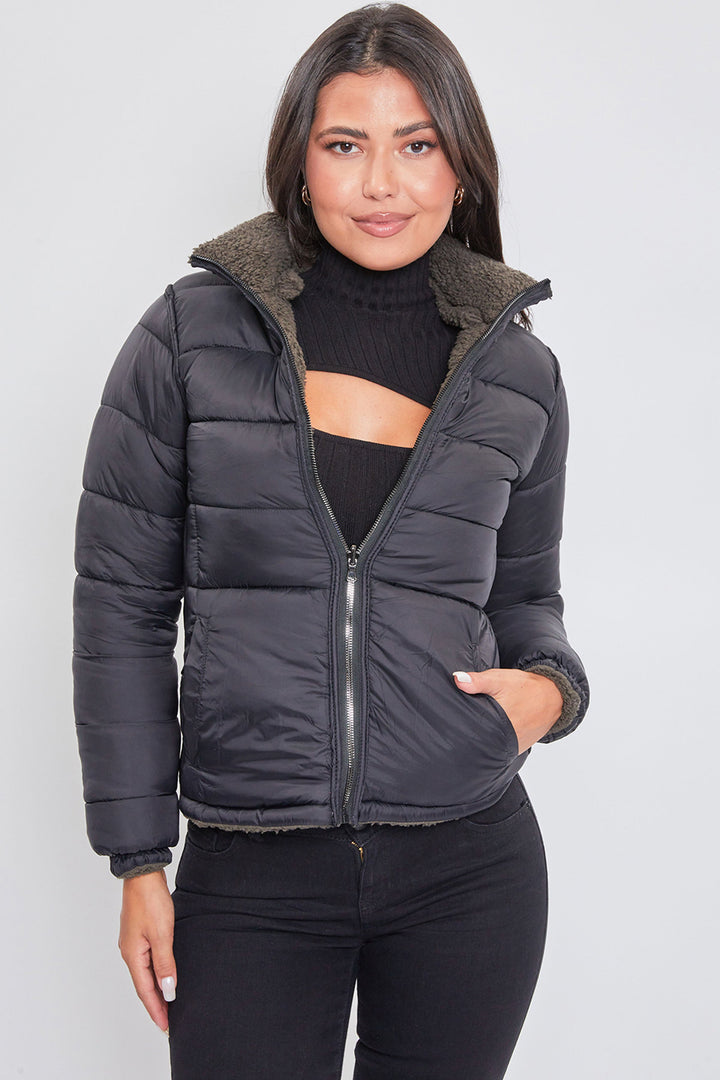 Poodle Fur Reversible Jacket