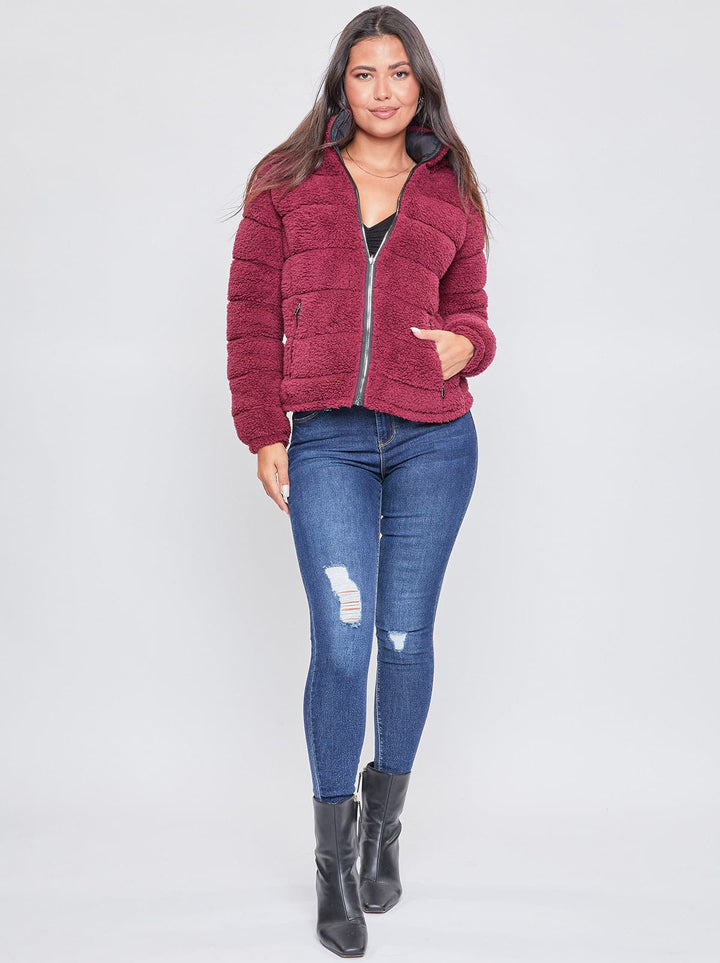 Poodle Fur Reversible Jacket