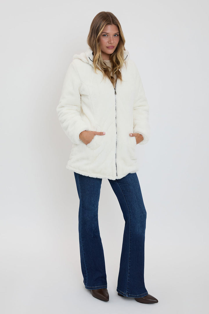 Winter Faux Fur Reversible Jacket