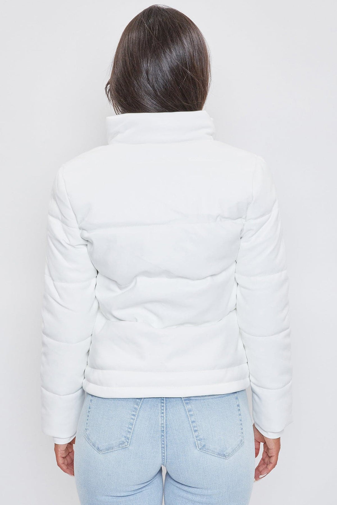 Pleather Puffy Jacket