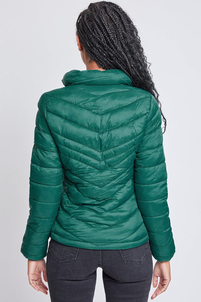 Women's Winter Puffer Jacket with Detachable Fur Hoodie