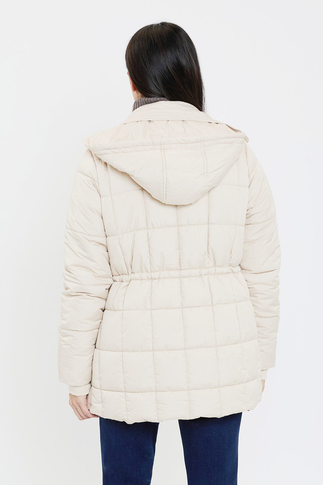 Detailed Snap Puffer Jacket